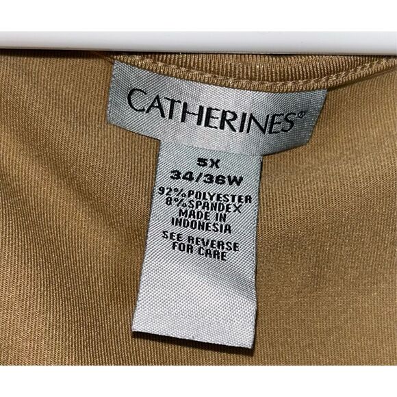 Catherine’s gold shimmer tank top size 5x C20-37 - Picture 2 of 4